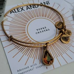Alex and Ani November Birthstone Topaz bracelet